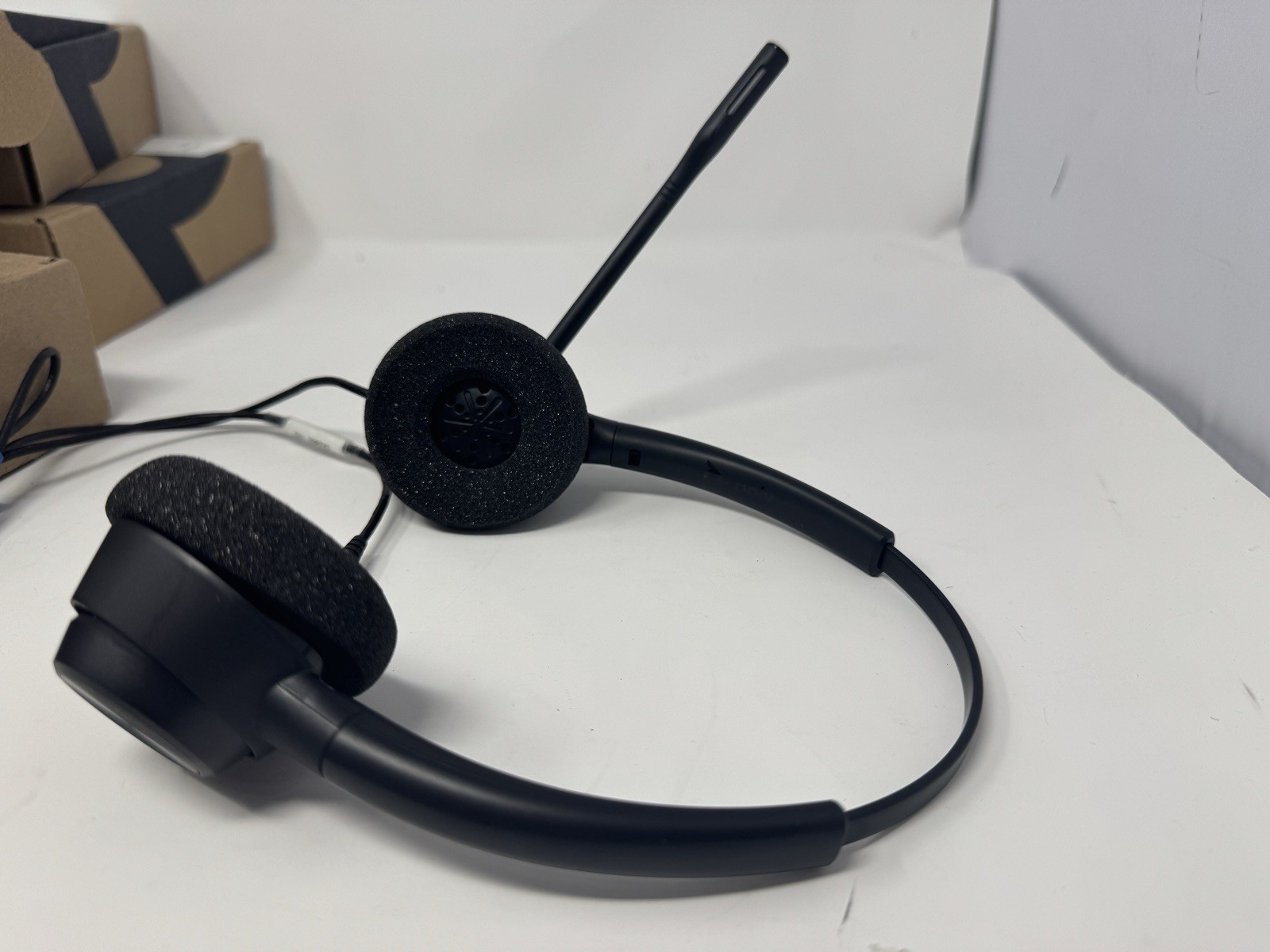 Poly EncorePro 320, 310, 510 Corded Headset – LOT of 6 Headsets!