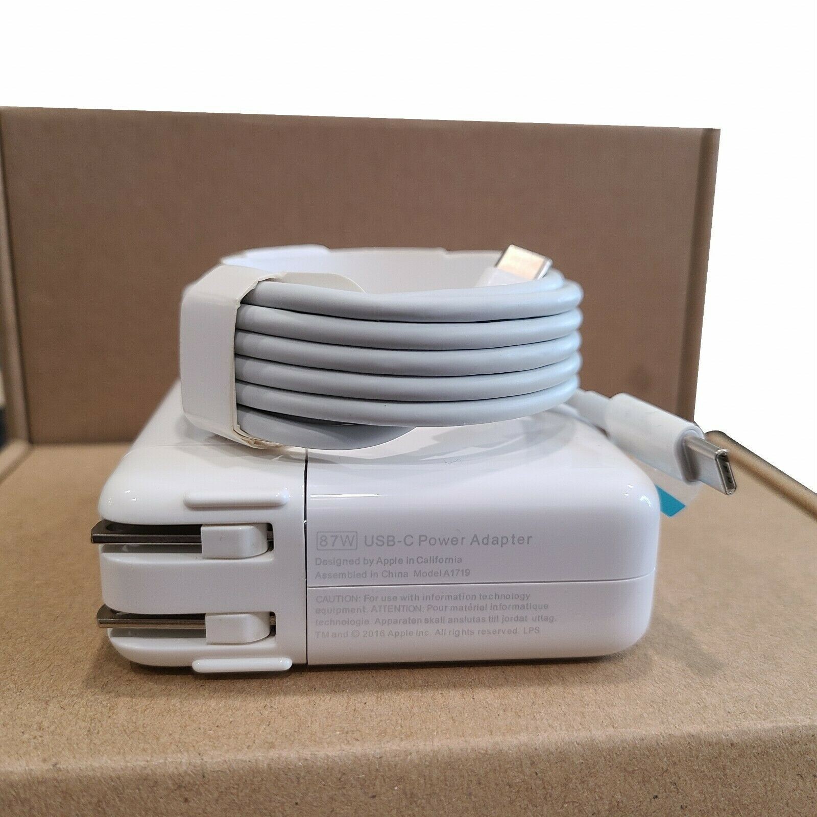 Genuine 87W USB C Charger Adapter fr MacBook Pro 13″ A2338/A2251/A2289 15″ A1706