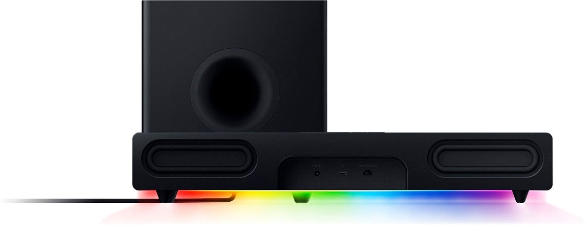 Bluetooth Gaming Speaker – Leviathan V2 RGB Light Soundbar+ Subwoofer