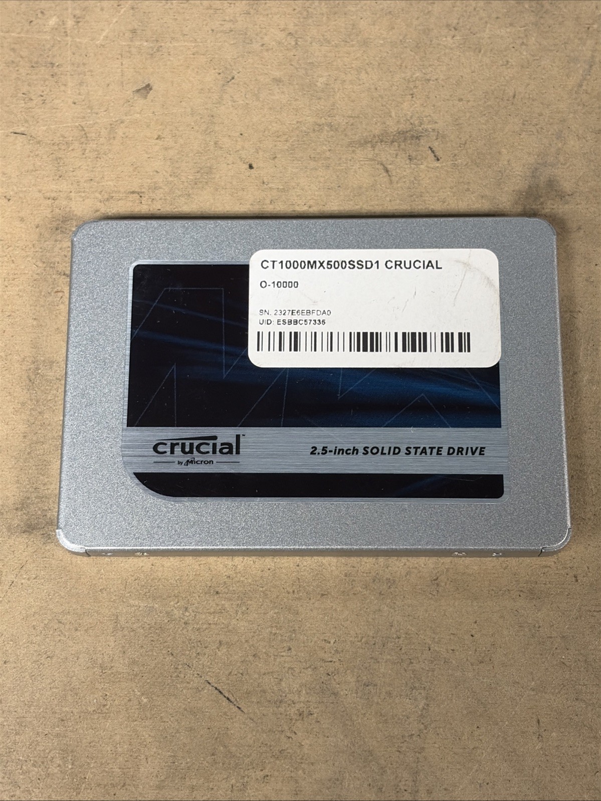 Crucial MX500 1TB 2.5″ SATA III SSD CT1000MX500SSD1