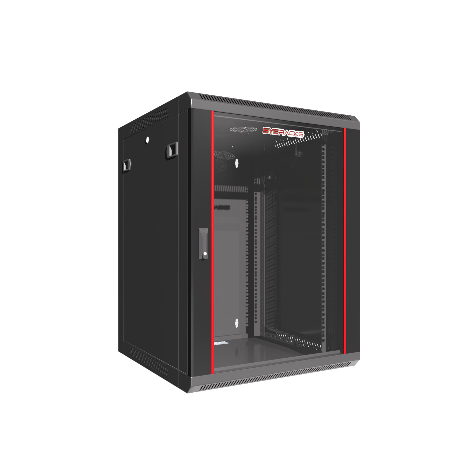 Server Rack 15U Wall Mount Cabinet Locking Networking Data Enclosure – 18-inch D