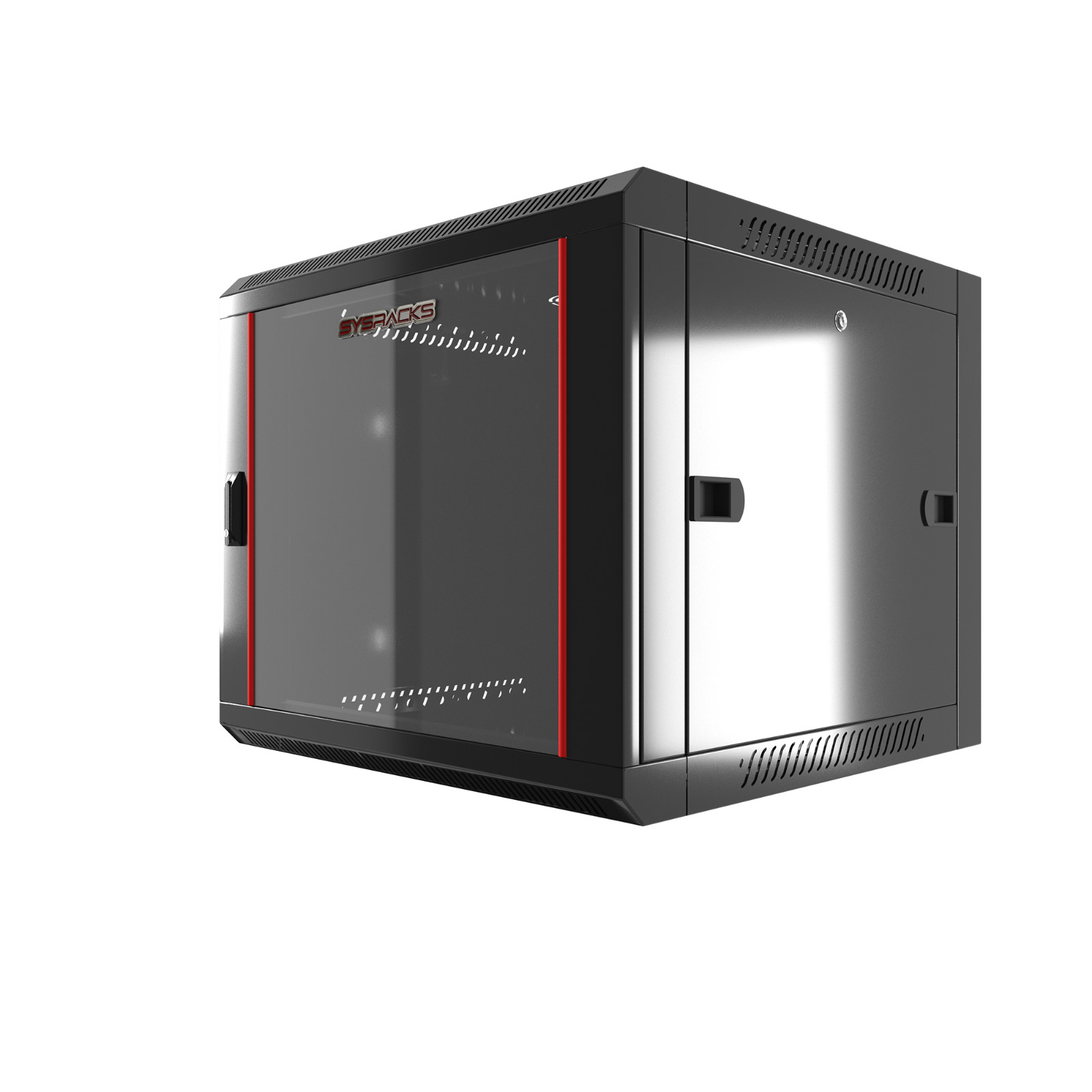 Server Rack 15U Wall Mount Cabinet Locking Networking Data Enclosure – 18-inch D