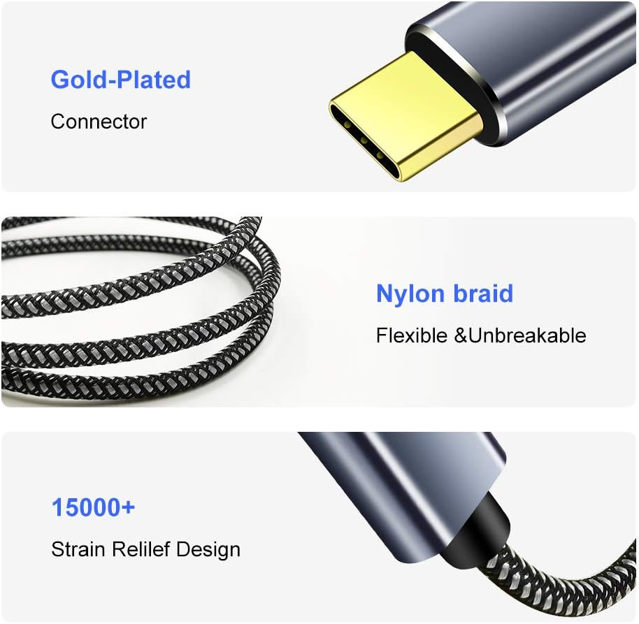 USB C Printer Cable 20 Ft, USB Type C to USB 2.0 Type B Printer Scanner Cable Co