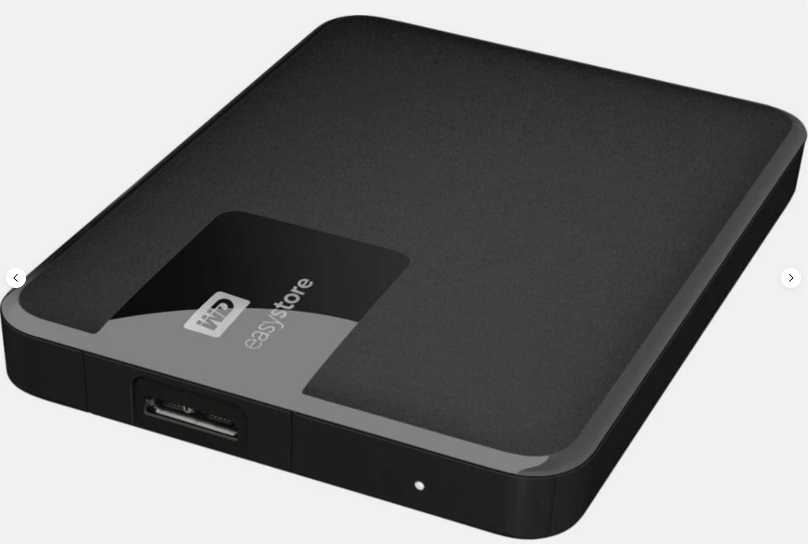 WD – Easystore 5TB External USB 3.0 Portable Hard Drive-Black-WDBKUZ0050BBK-WESN
