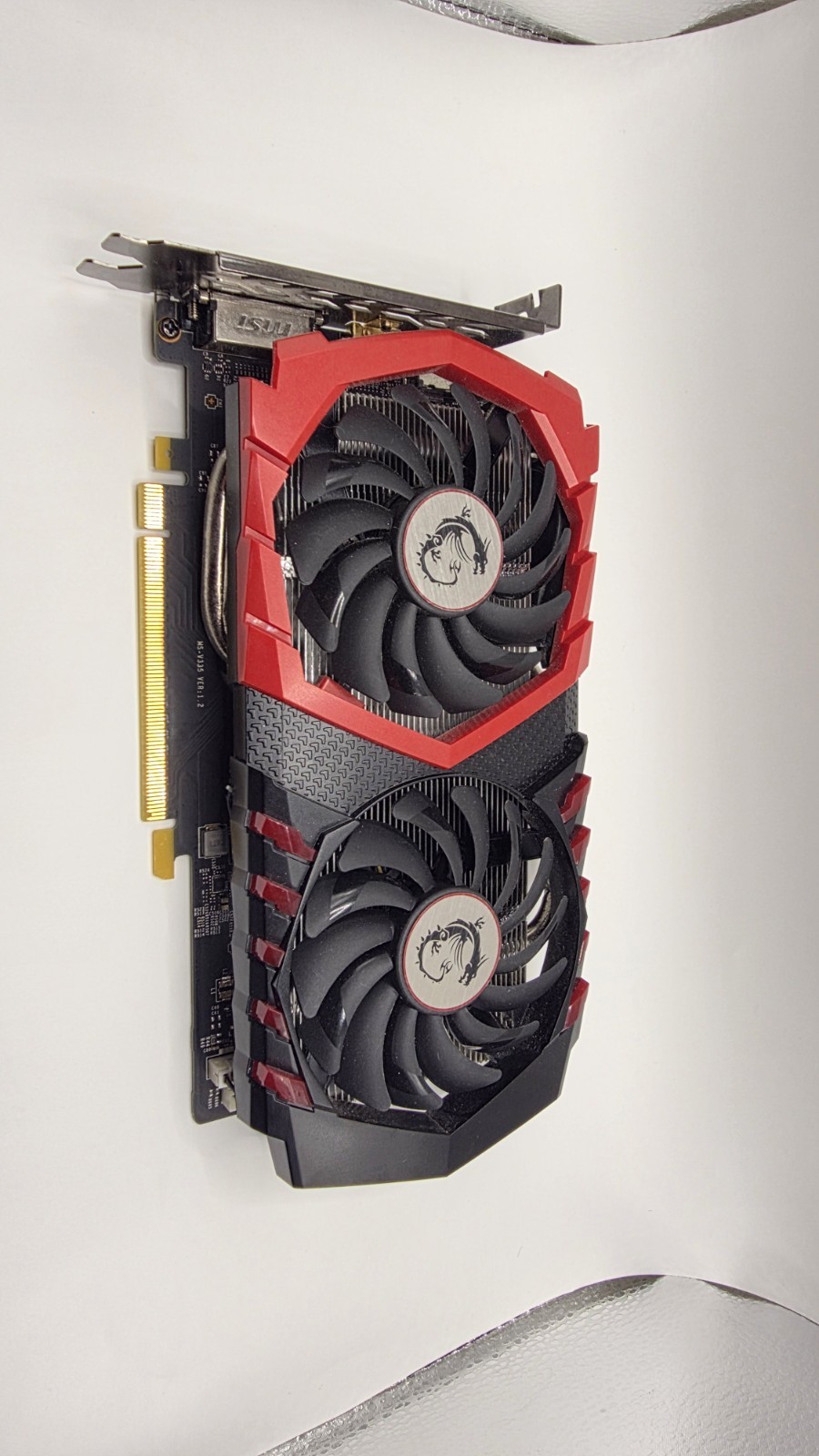 MSI NVIDIA GeForce GTX 1050 TI Gaming X 4G **Works Read Description**