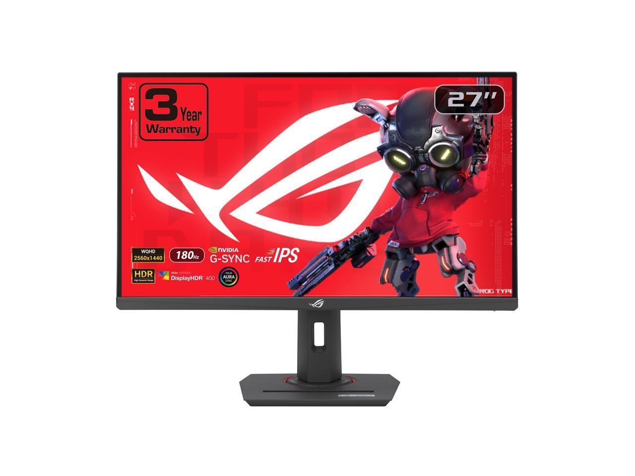 ASUS ROG Strix XG27ACG USB Type-C Gaming Monitor – 27” WQHD(2560×1440), 180Hz,