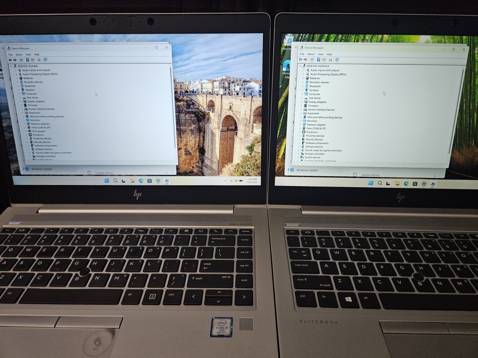LOT OF 2 – HP Elitebook 840 G6 i5-8365U 1.6GHz 16GB RAM 256GB NVME 14″