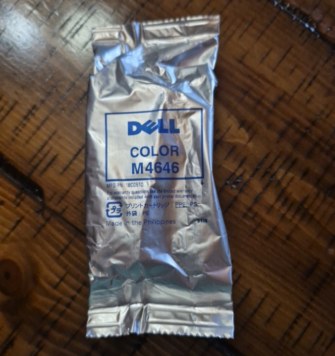 Dell Printer Color Ink M4646 Cartridge DP/N 0M4646 Made in Philippines