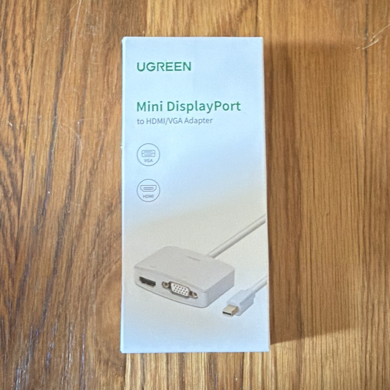 UGREEN Mini DisplayPort to HDMI/VGA Dual Converter Adapter White MPN 10427