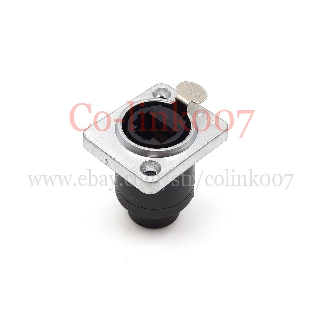 RJ45 Ethernet Connector, RJ45 Industrial RJ45 Male Jacks CAT5/6 Receptacle
