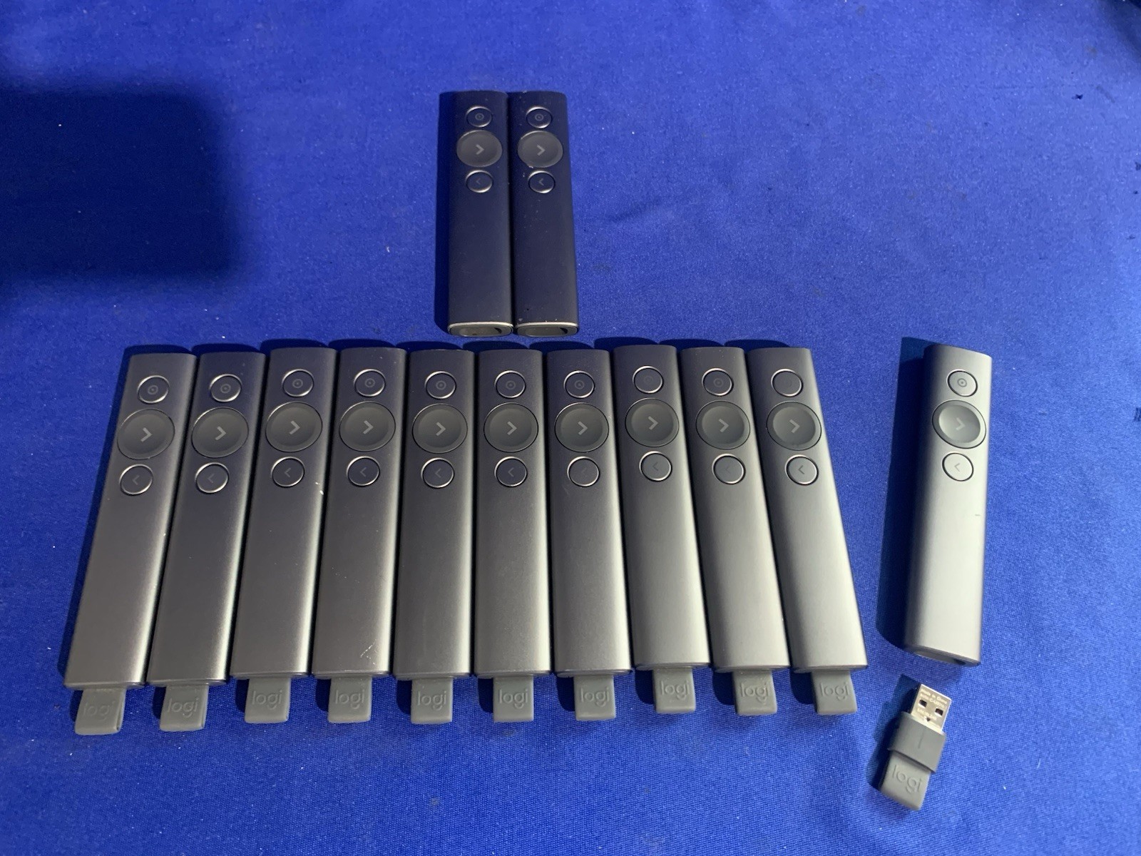 Logitech Spotlight Presentation Remote Wireless Clicker Untested – Lot of 13