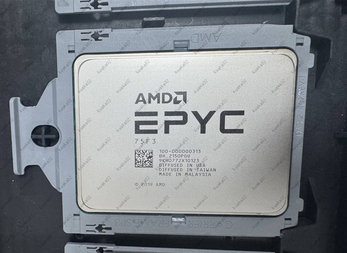 AMD EPYC 75F3 Processor CPU 32 Cores Milan Up to 4.0GHz 256MB L3 100-000000313