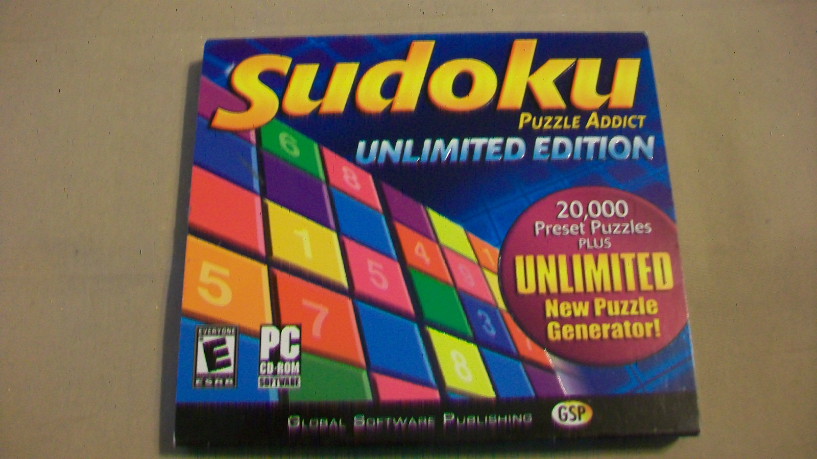 Sudoku Puzzle Addict Unlimited Edition from GSP for PC, windows 98/2000/xp/me
