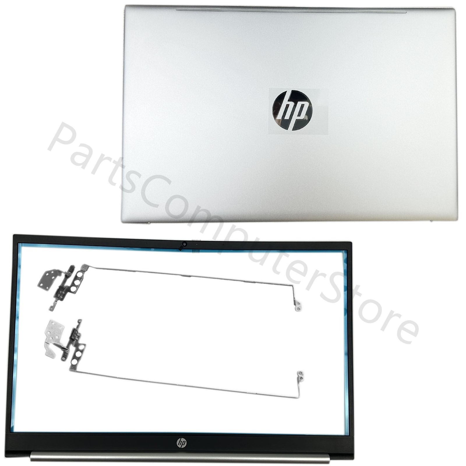 New HP PAVILION 15-EG 15-EH 15-eg2053cl Lcd Back Cover Bezel Hinges Silver US