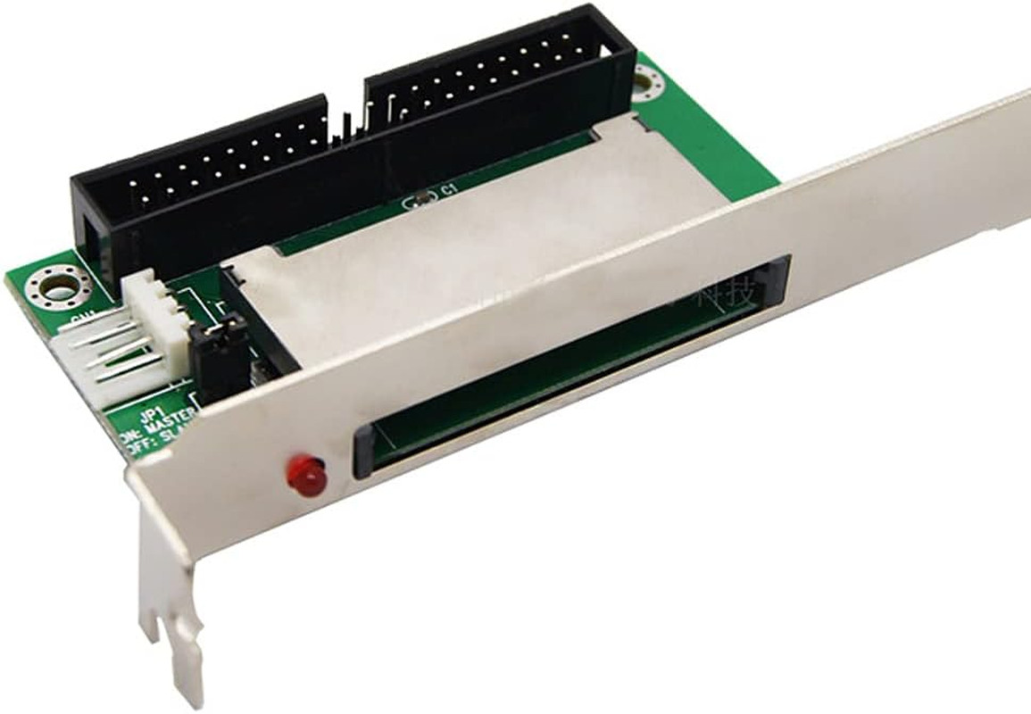 1Pcs CF to IDE Adapter 40-Pin CF Compact Flash Card to 3.5 Converter with PCI Br