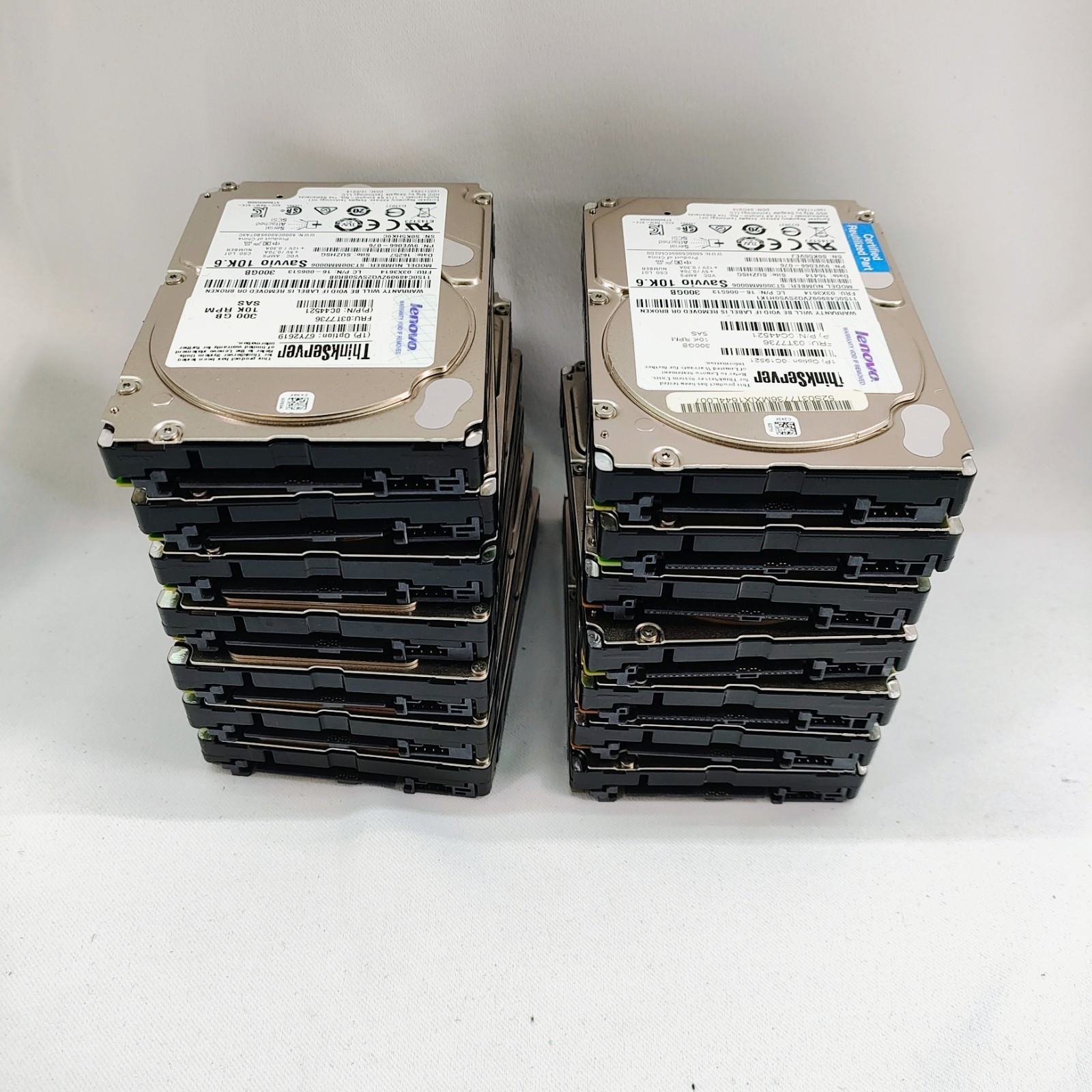 LOT of 14 Seagate Savvio 10K.6 ST300MM0006 300 GB SAS 2 2.5 in Enterprise Drive