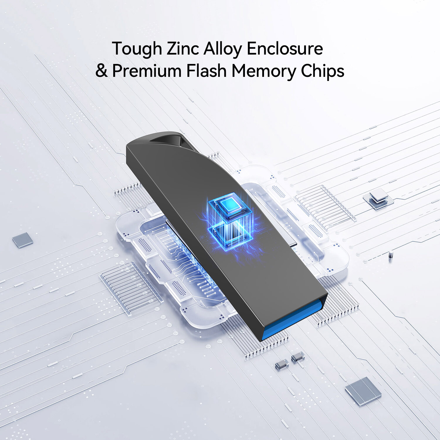 Wholesale High Speed USB 3.0 8GB Metal Mini USB Flash Drive Memory Stick