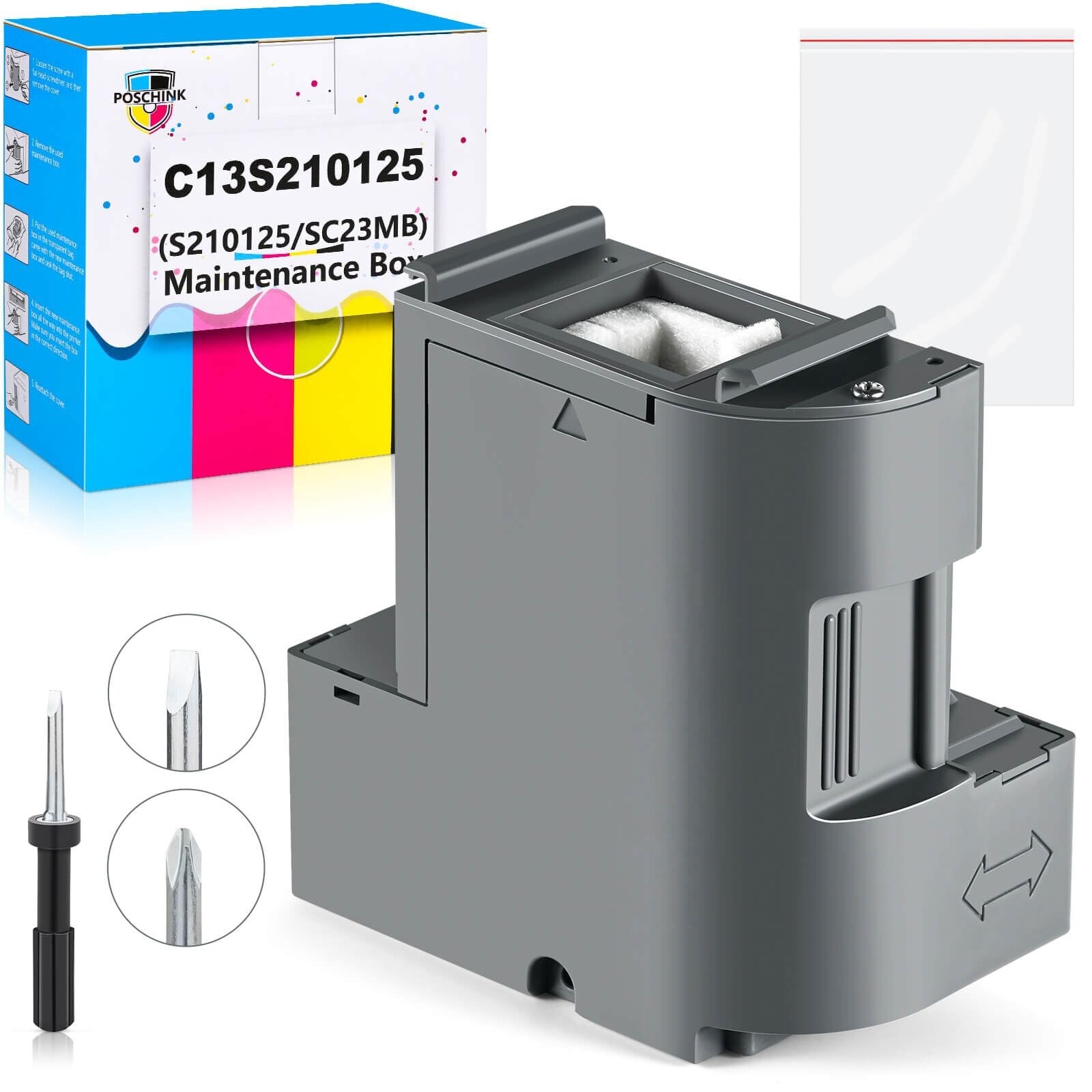 C13S210125 Maintenance Box Waste Ink Tank Replacement Compatible for EPSON Su…