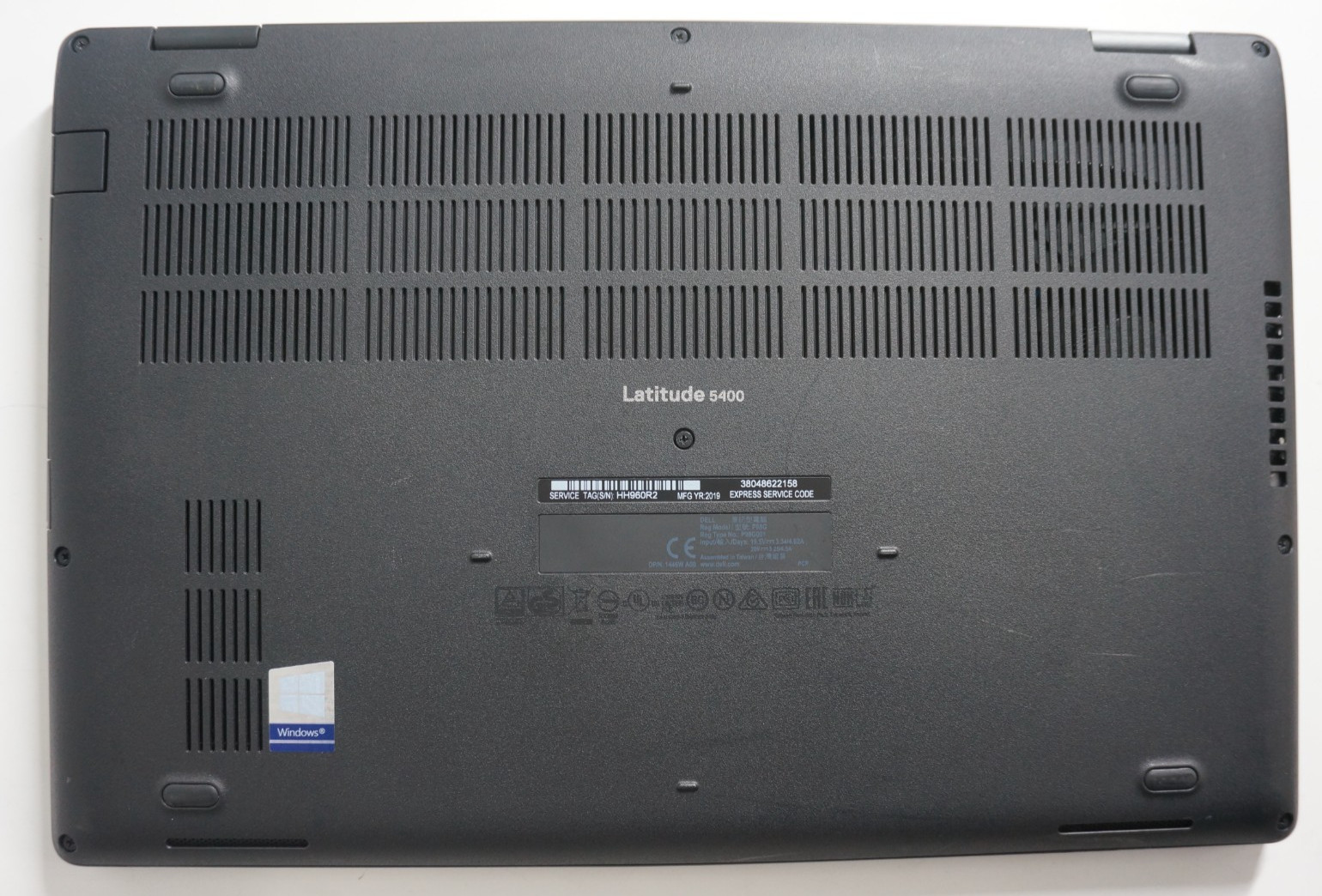Dell Latitude 5400 – Intel Core i5-8365U @1.60GHz 16GB RAM – No HD/No OS