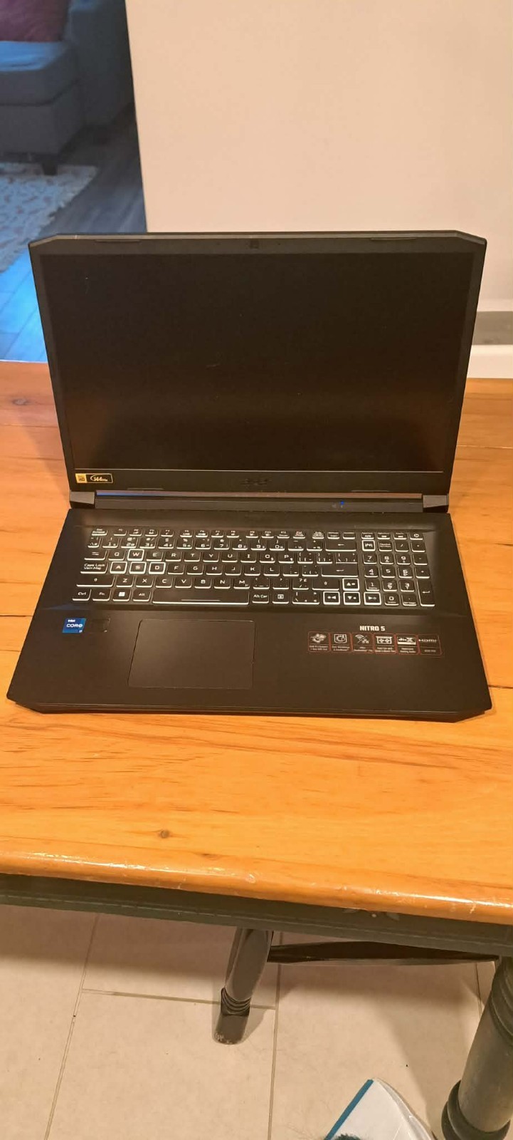 Acer Nitro 5 AN517-54 11th Gen Interl(R) Core(TM) i7-11800H 16GB