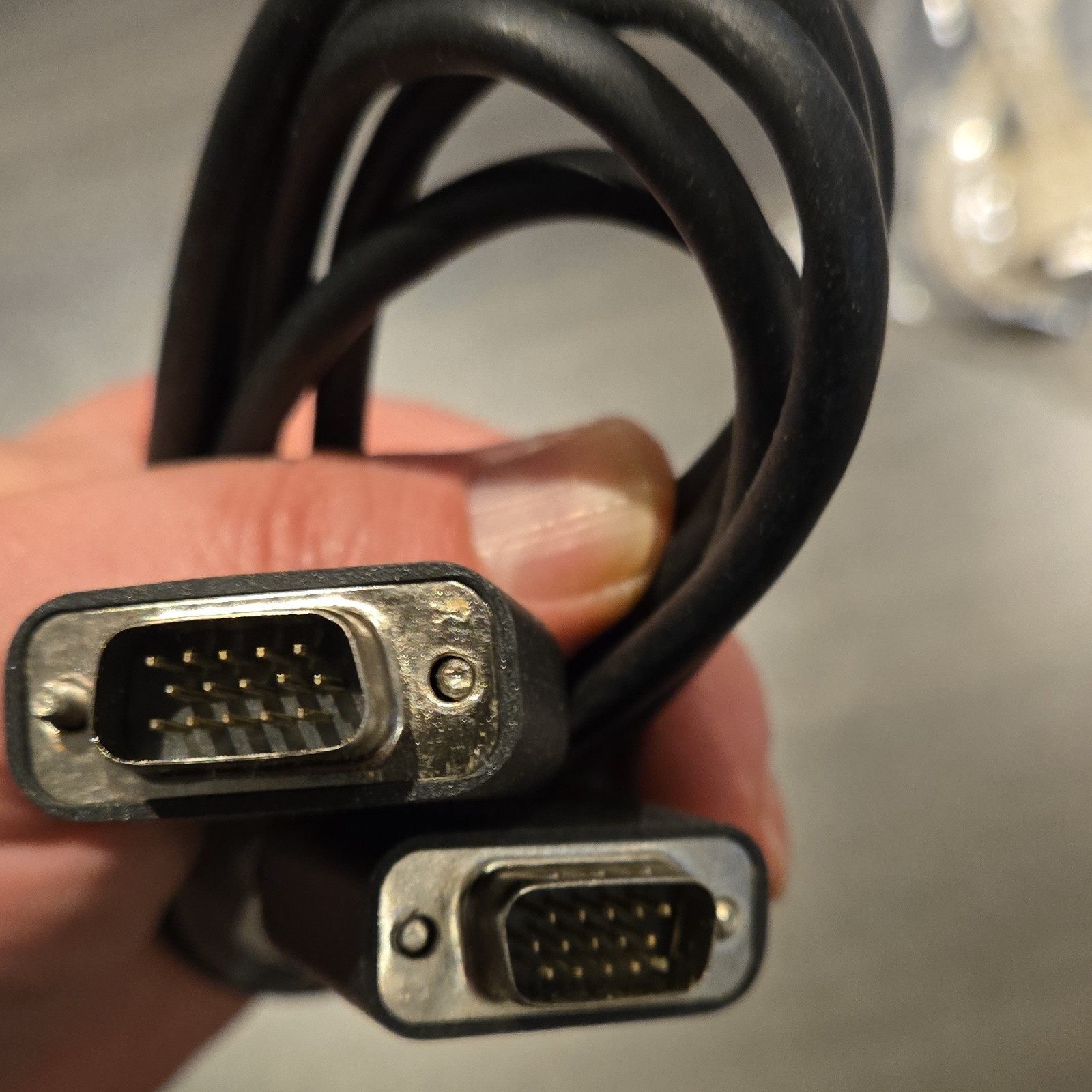 VGA/SVGA D-Sub Male to Male Cable 5KL2H06509 Black VGA/SVGA Cable 1:1