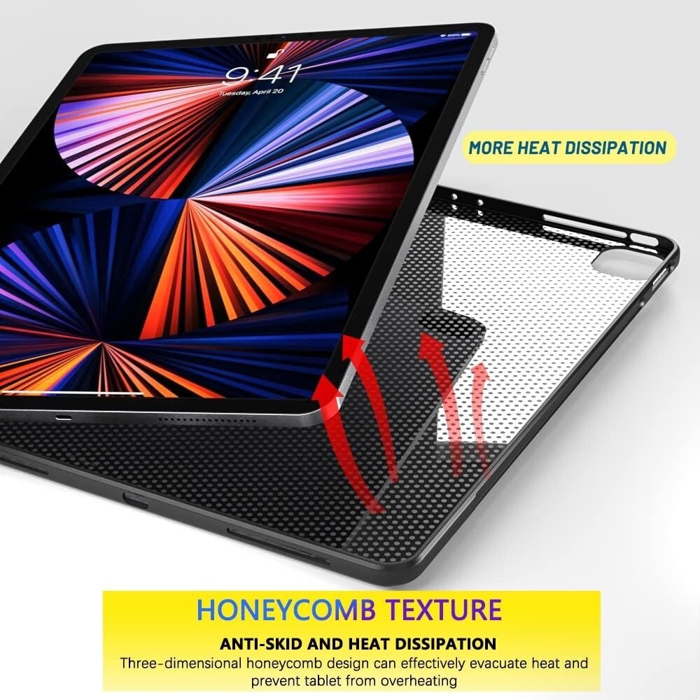 iPad Pro 12.9 in 6th/5th/4th Gen Case 2022/2021/2020 Thin Soft Protective Cover