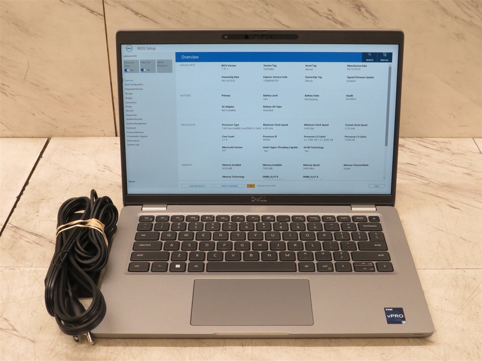 Dell Latitude 5430 Laptop Intel i5-1245U@4.4GHz 8GB RAM – AC #13