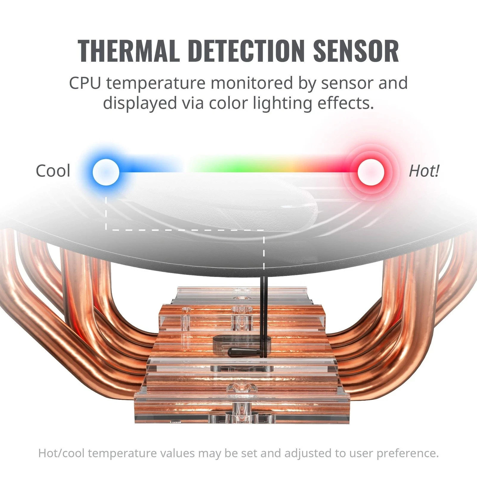 MasterAir MA410M ARGB CPU Air Cooler, Customizable ARGB, Aluminum Fins, Push-…