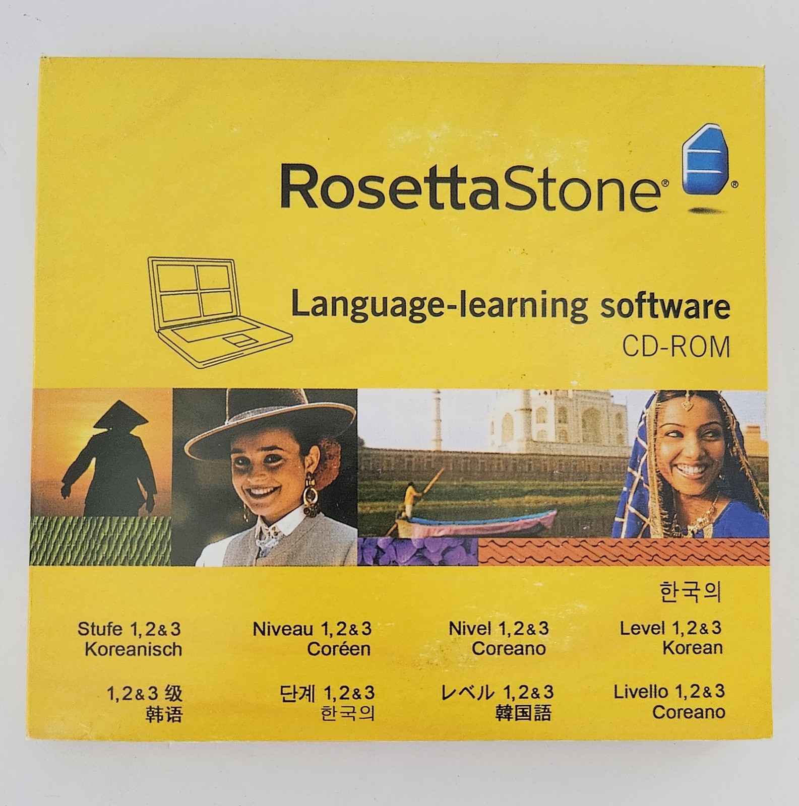 Rosetta Stone Korean Levels 1-3 Box Set Complete Course CD