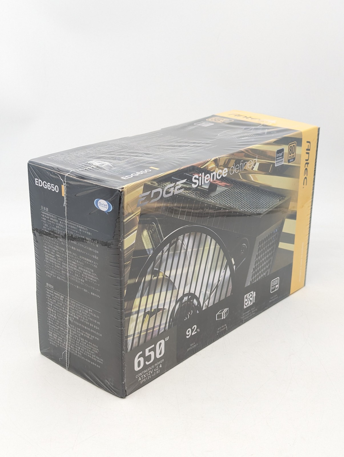 Antec Edge Series EDG650 Power Supply 650 Watts w/Fluid Dynamic Bearing | Black