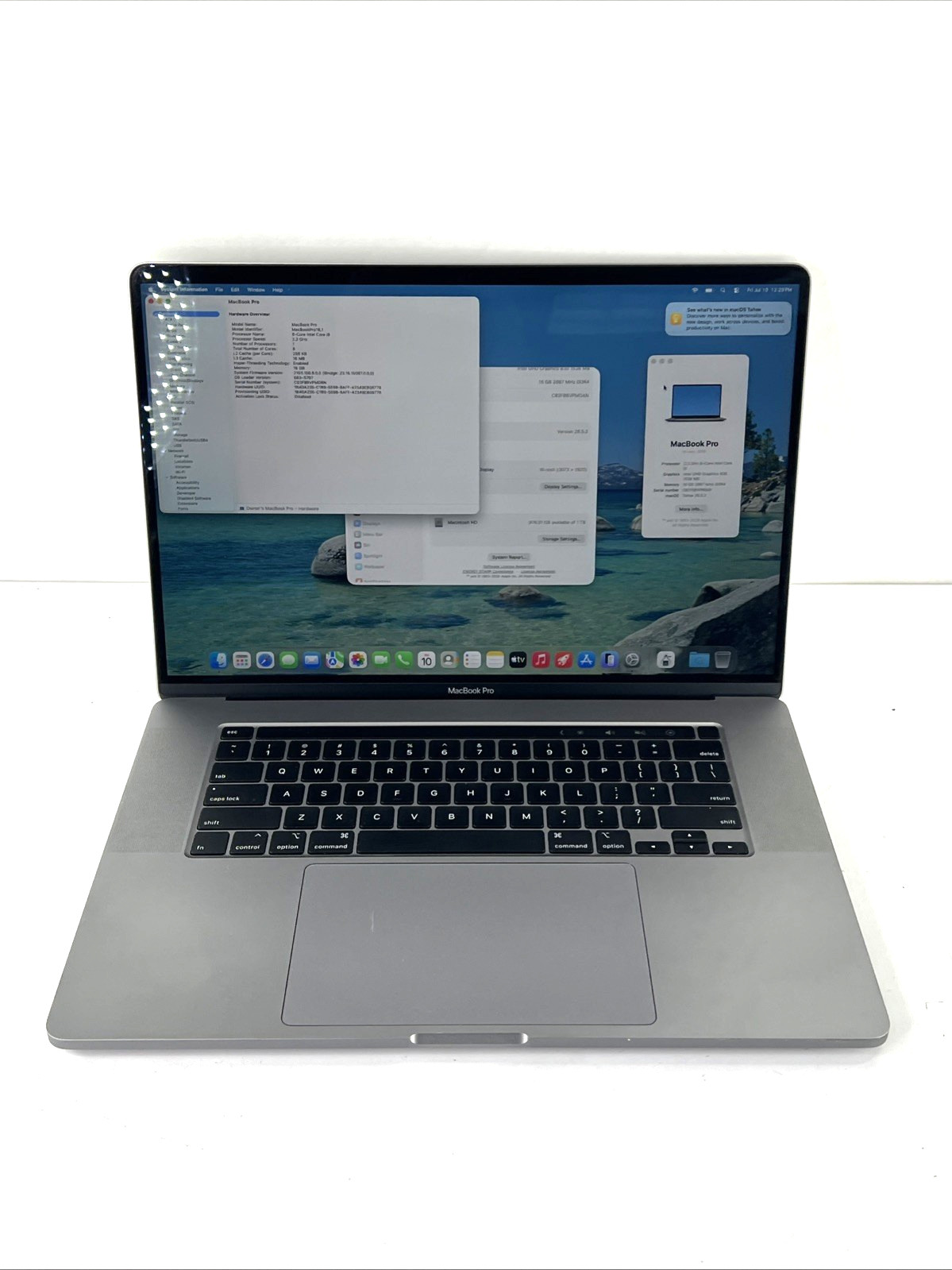 Apple Macbook Pro 16″ i9-9880H 16GB 1TB Radeon Pro 5500M 4GB Touch Bar Tahoe 26
