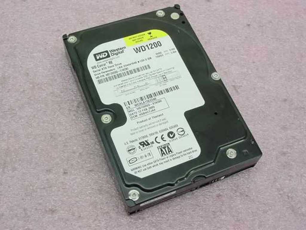 Western Digital 120.0GB 3.5″ SATA Caviar Hard Drive WD1200SD