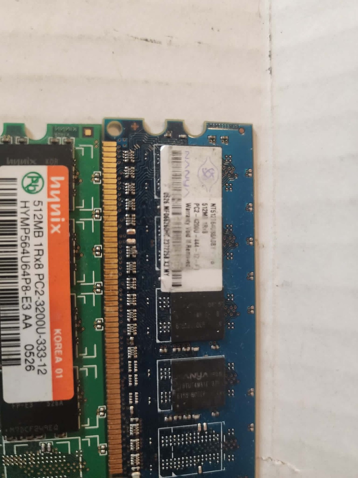 Crucial PC2-5300 – 8GB Kit = (4 x 2GB) DIMM DDR & DDR2 RAM – MIXED LOT – 240 Pin