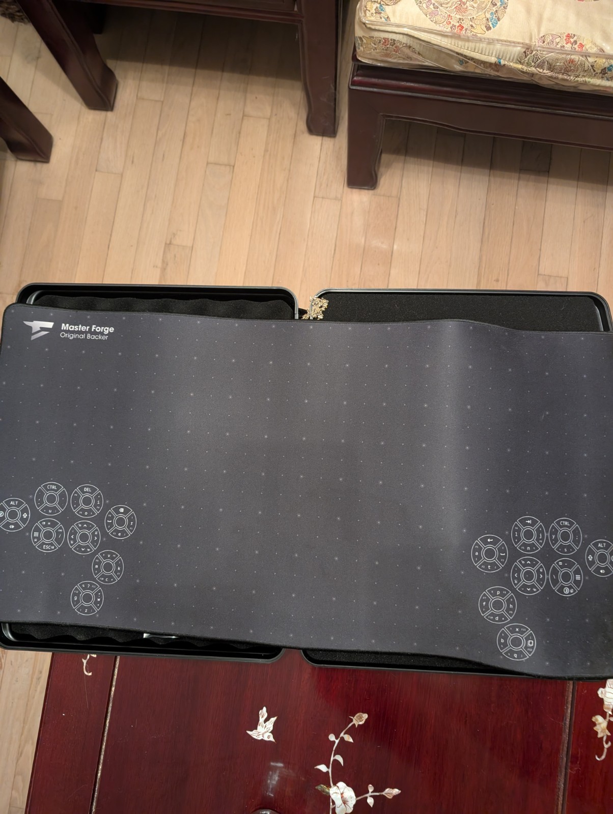 CharaChorder Master Forge – Ergonomic 3D Tactile Keyboard w/ Desk Pad + Case