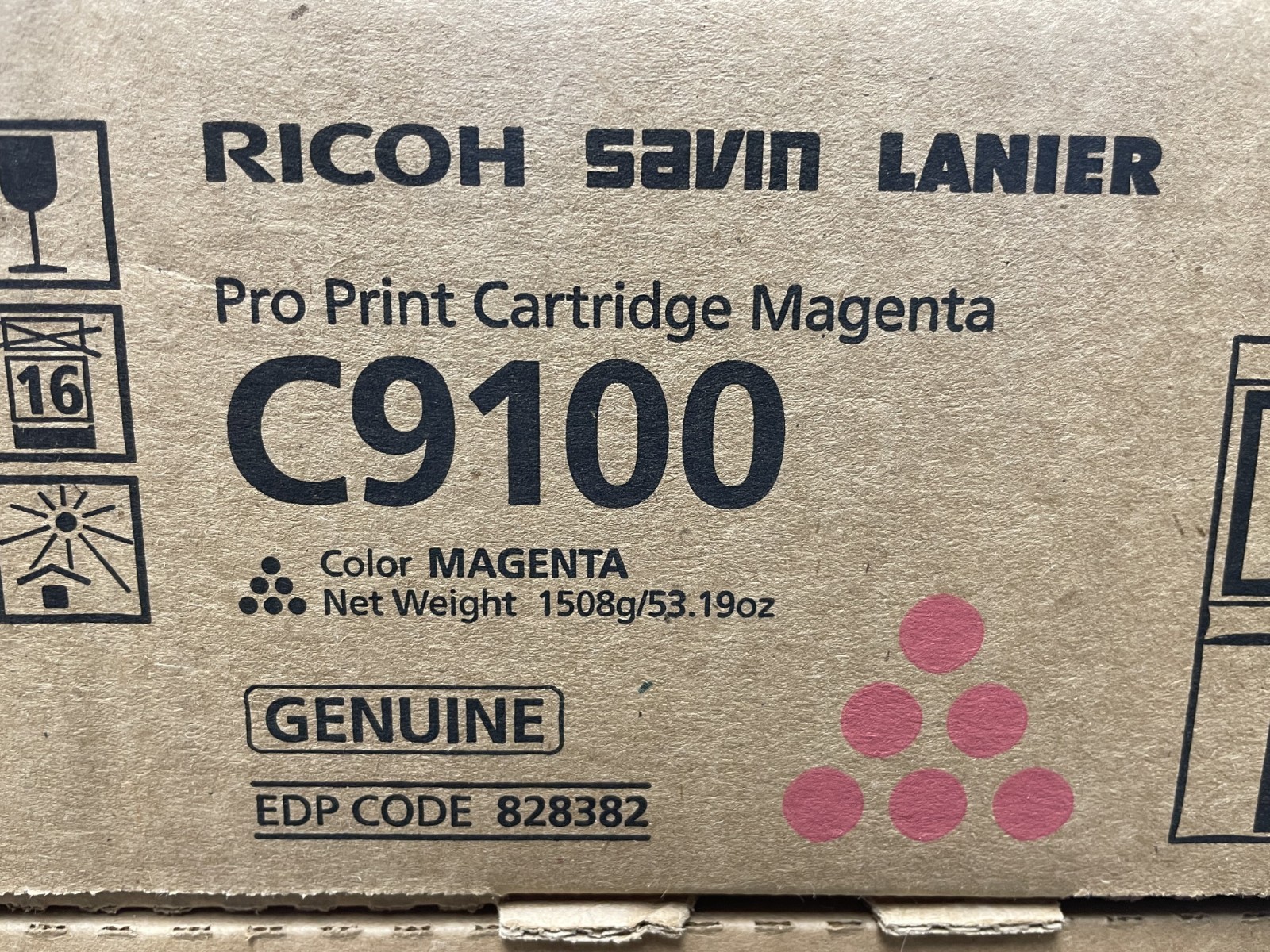 RICOH Savin C9100 (828382) MAGENTA TONER CARTRIDGE