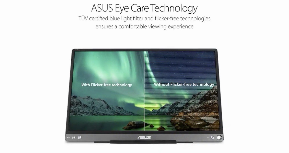 ASUS ZenScreen MB16ACE 15.6″ Full HD IPS LED Portable Monitor – Dark Gray