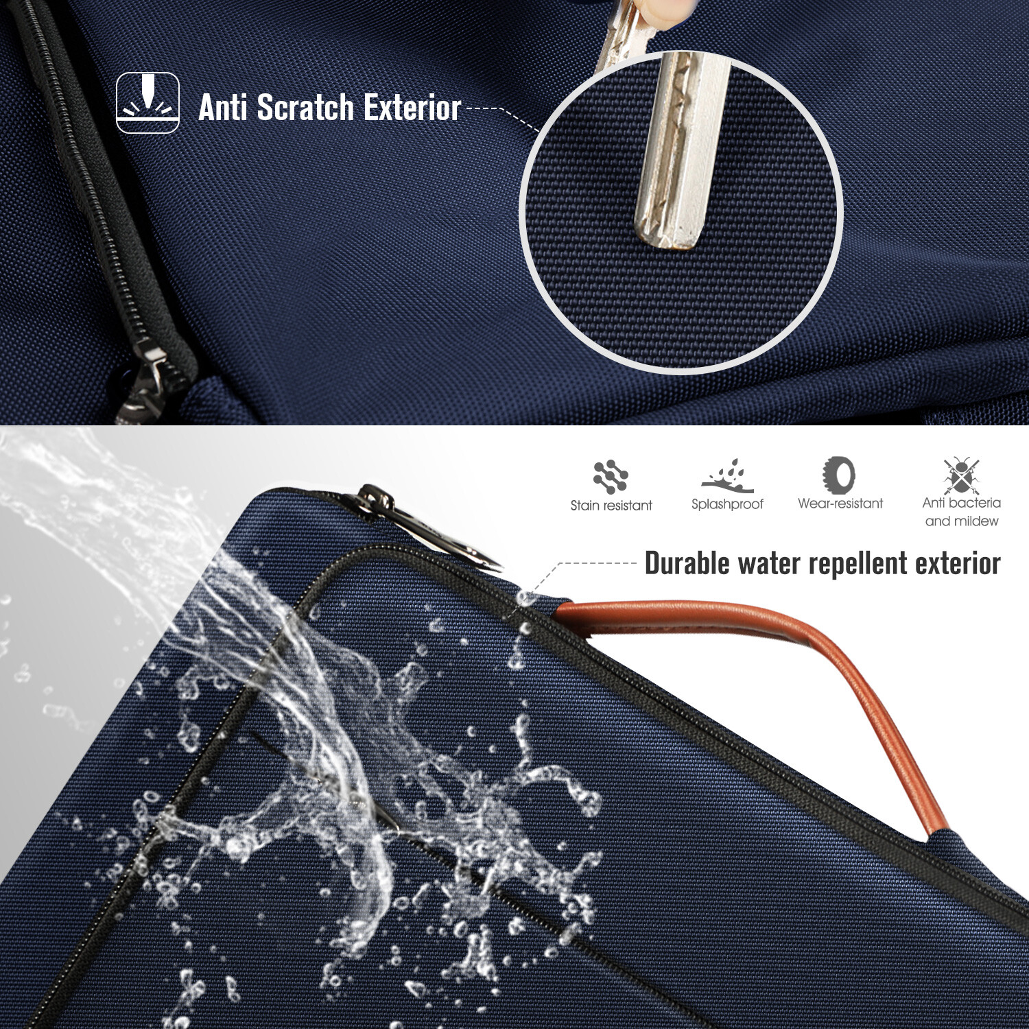 13 Inch Laptop Sleeve Case Briefcase Shoulder Bag for MacBook Air 13/ Pro 13 M1