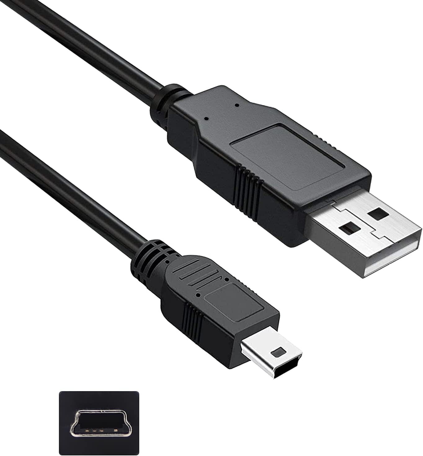 3ft USB PC Data Sync Transfer, Power Charger Cable Cord for Phone, Camera & More