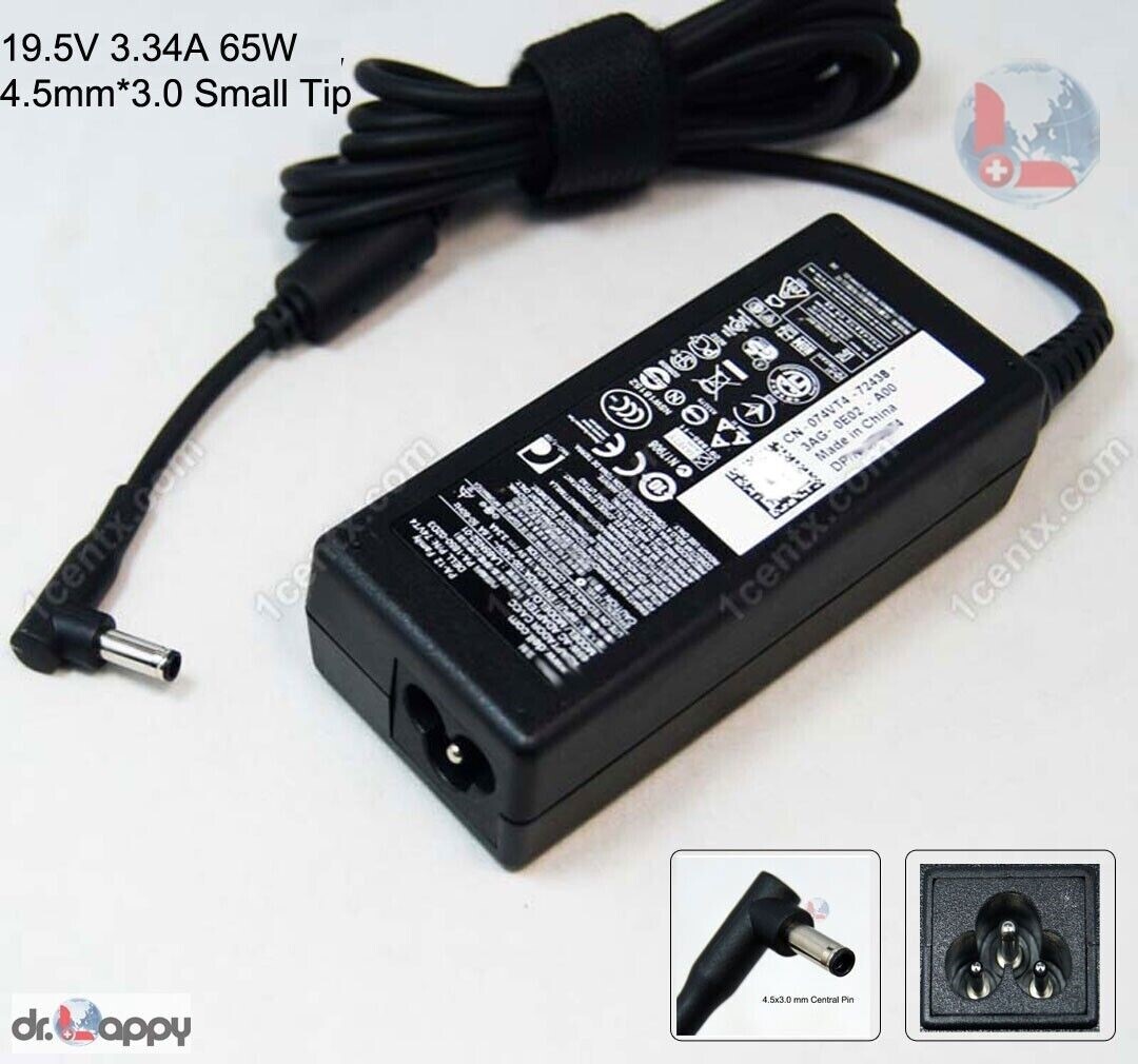 65W 4.5mm Adapter Power Charger for Dell PORTABLE ALL-IN-ONE DESKTOP PA-1650-2D3