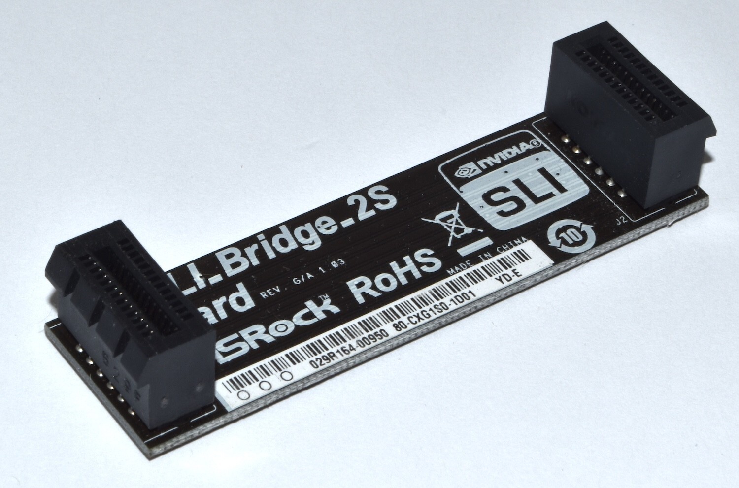 NVIDIA SLI.Bridge.2S Card *Used* 80-CXG1S0-1D01, REV G/A 1.03