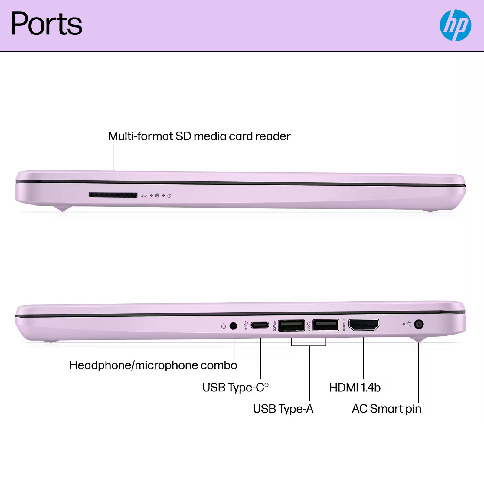 HP Laptop Computer 14″, Quad-Core Intel N150, 16GB RAM 628GB Storage, Win 11 Pro