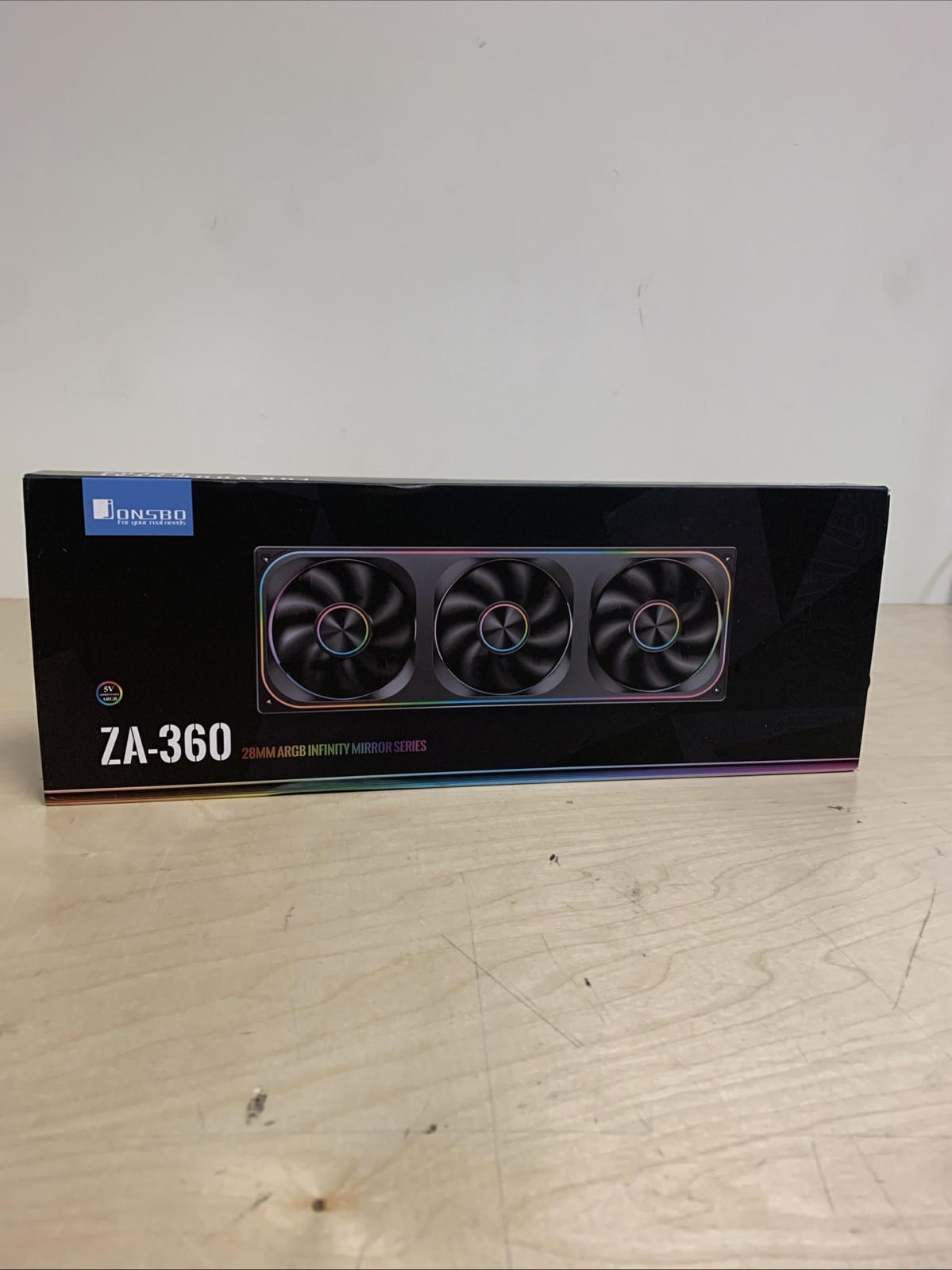 ZA-360BR (Reverse) PC Case Fan,All(3)-in-One,Single Frame Unit 120mm USED
