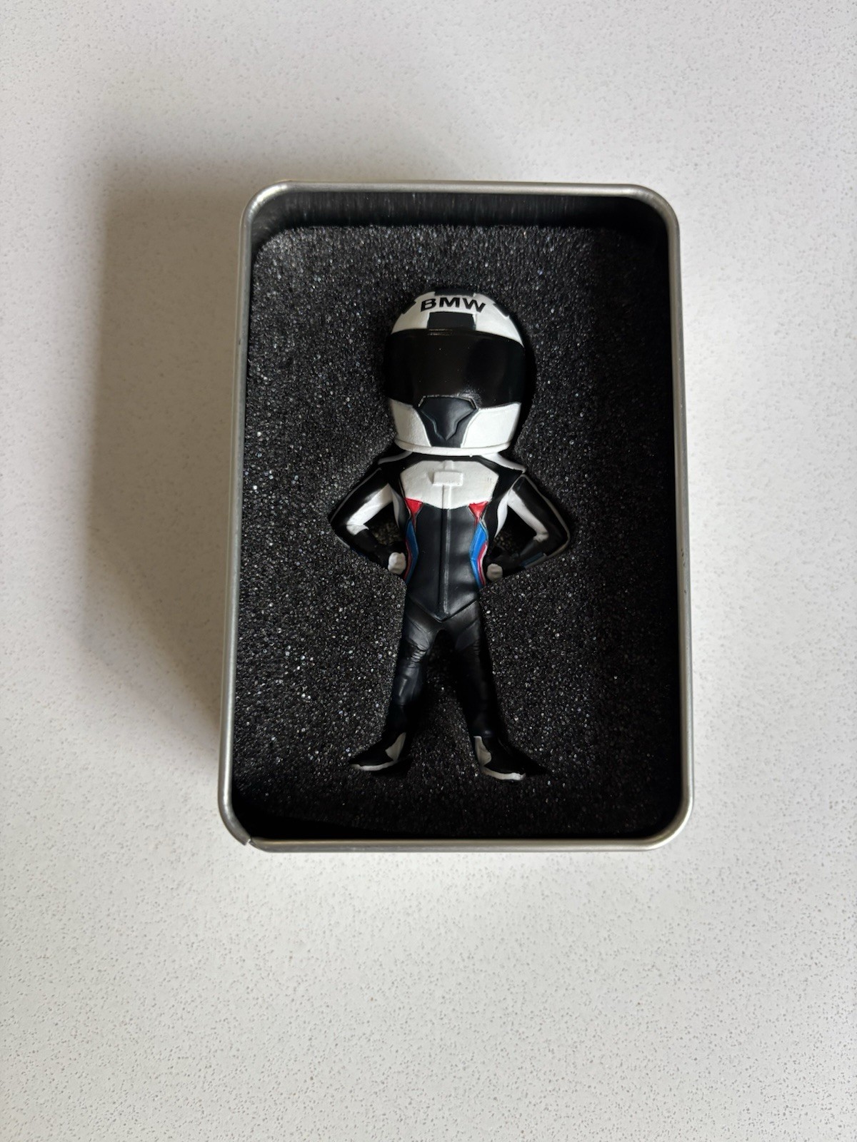 BMW Motorrad Double R Motorcycle Racer 15GB USB Flash Drive in Tin Box