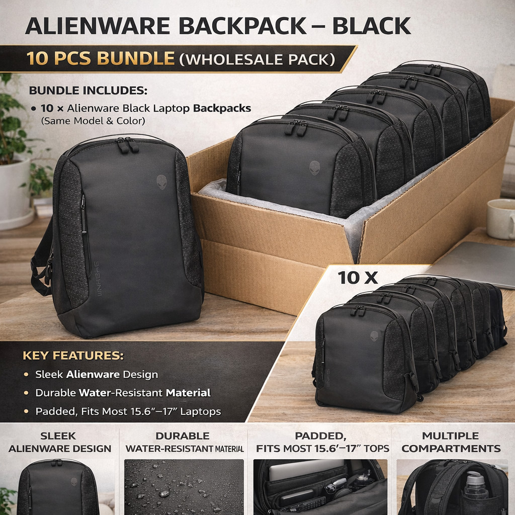 Lof ot 10 – Laptop Backpack Alienware Horizon Slim Shock Weather Resistant