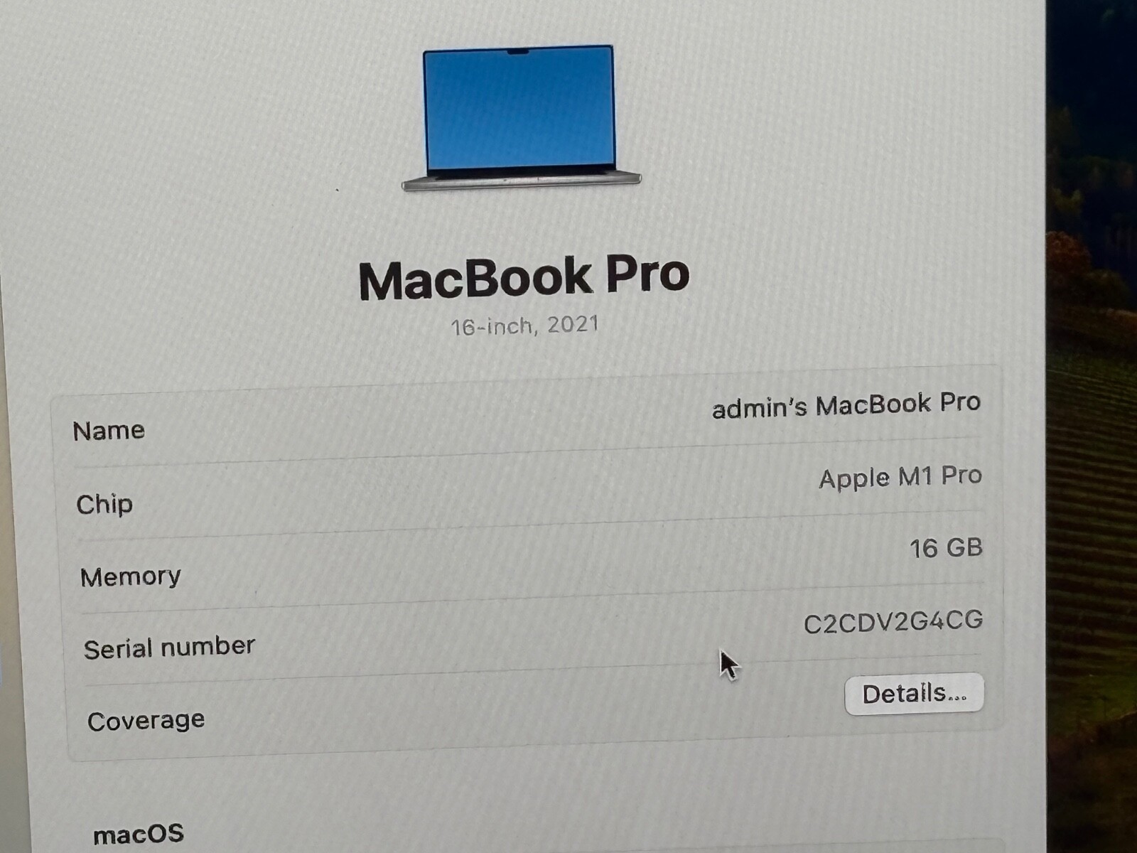Apple MacBook Pro 16″ (1TB SSD, M1 Pro, 16GB) BUNDLE WITH OEM CHARGER – Silver –
