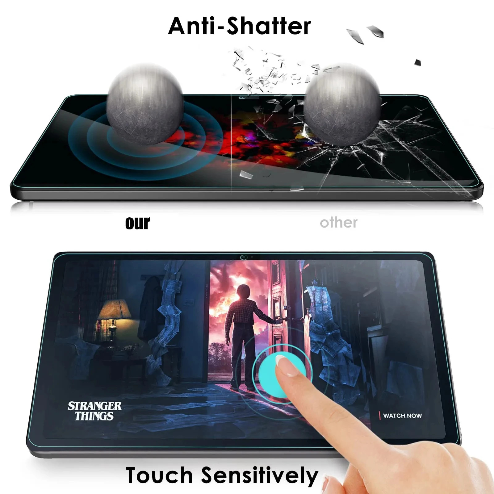 2PCS For Lenovo Tab B11 (10.95″) 2024 Tempered Glass Film Cover Screen Protector