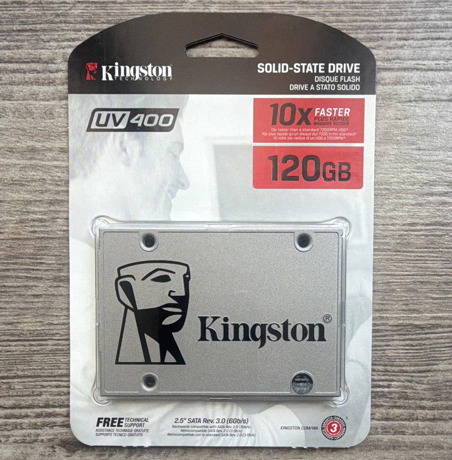 Kingston UV400 120GB 2.5″ SATA III Internal SSD SUV400S37/120G