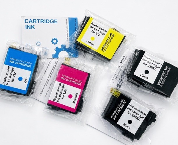Replacement Ink Cartridge For 232XL/232. 5 Pieces