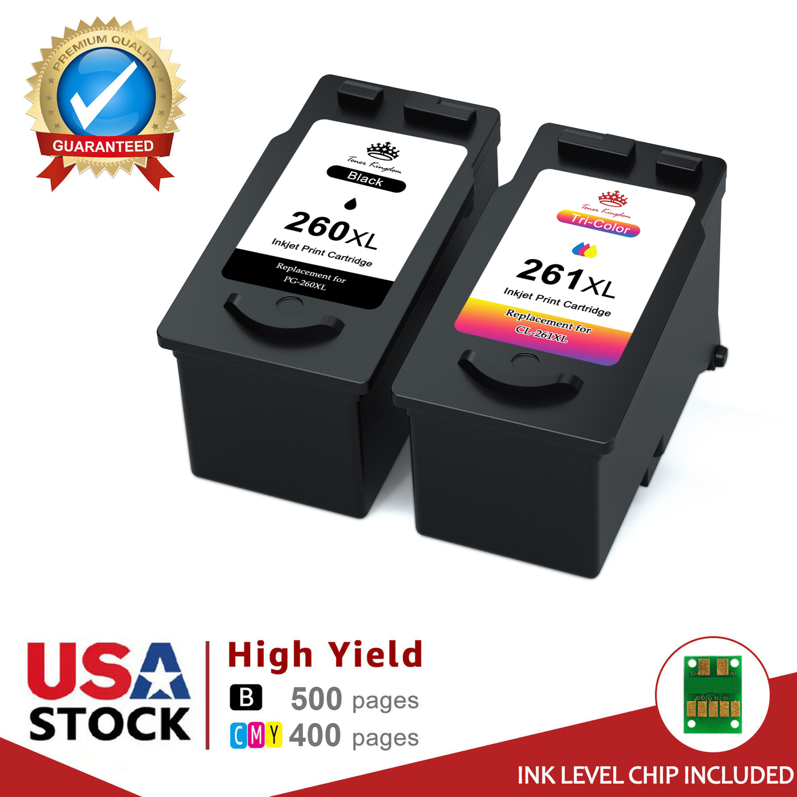PG-260 XL CL-261 XL Ink Cartridge Compatible For Canon PIXMA TS6420 TR7020