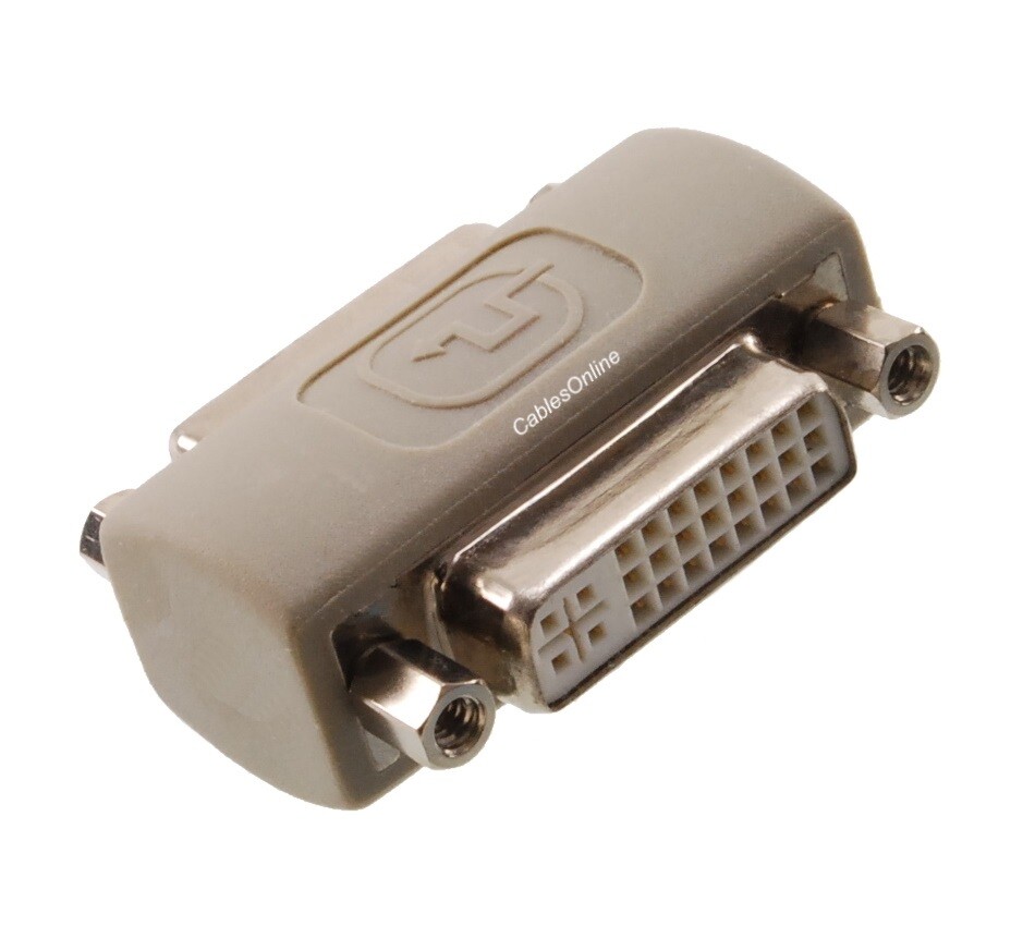 DVI-I (24+5 Pins) Female to Female Coupler/Adapter/Joiner – CablesOnline GC-H01